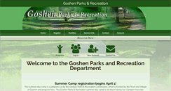 Desktop Screenshot of goshenrecreation.com