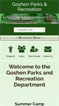 Mobile Screenshot of goshenrecreation.com